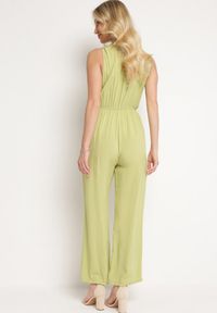 Born2be - Jasnozielony Kombinezon Hame. Kolor: zielony. Materiał: wiskoza. Długość rękawa: na ramiączkach. Długość: długie. Styl: elegancki #7