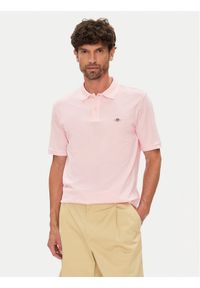 GANT - Gant Polo Shield Piqué 2210 Różowy Regular Fit. Typ kołnierza: polo. Kolor: różowy. Materiał: bawełna #1