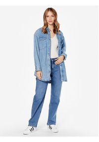 Lee Koszula jeansowa L51FHLB20 112331399 Niebieski Regular Fit. Kolor: niebieski. Materiał: bawełna, wiskoza
