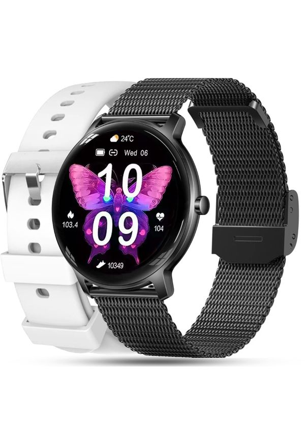 Rubicon - Stylowy Zegarek Smartwatch Damski Design, Zdrowie i Komfort. Rodzaj zegarka: smartwatch. Styl: elegancki