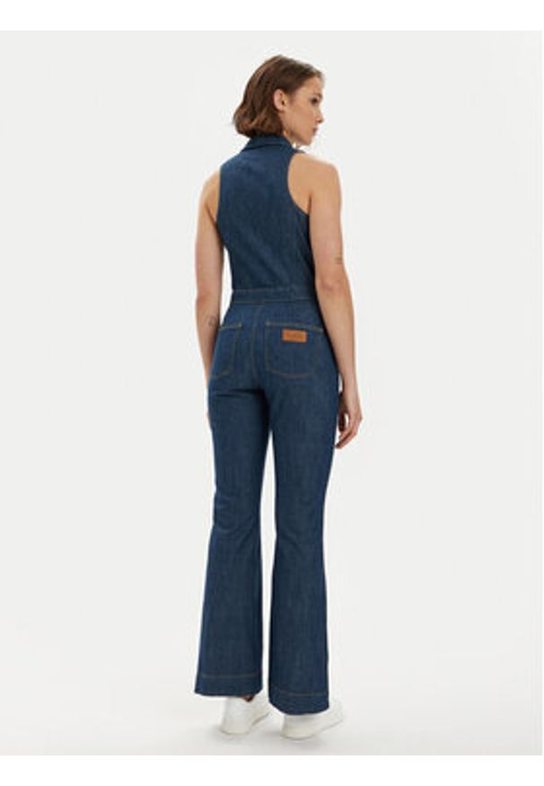 Wrangler Kombinezon 112351045 Granatowy Slim Fit. Kolor: niebieski. Materiał: bawełna