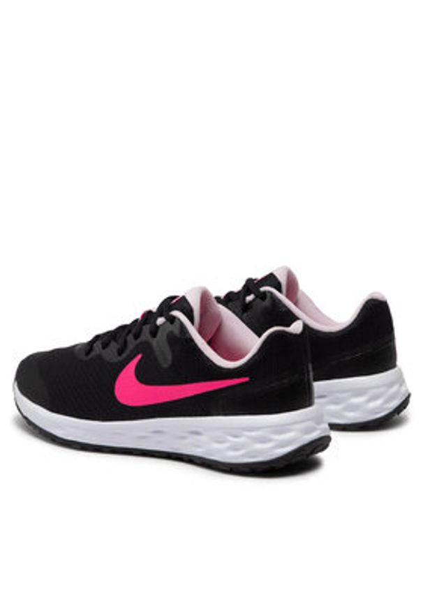 Nike Buty do biegania Revolution 6 Nn (GS) DD1096 007 Czarny. Kolor: czarny. Materiał: materiał. Model: Nike Revolution