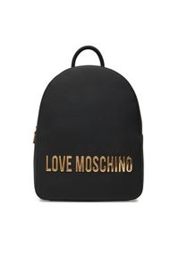 Love Moschino - LOVE MOSCHINO Plecak JC4193PP1NKD0000 Czarny. Kolor: czarny. Materiał: skóra
