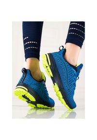 Tekstylne sneakersy DK niebieskie. Kolor: niebieski #4