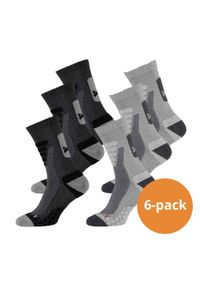 XTREME SOCKSWEAR - Skarpety turystyczne Xtreme 6-pack Multi szary. Kolor: szary. Sport: turystyka piesza