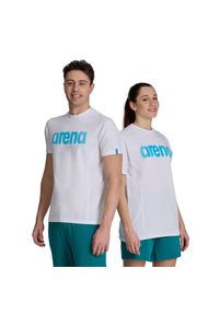 Koszulka Arena T-Shirt Logo. Kolor: biały, niebieski, wielokolorowy