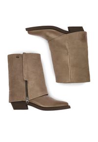 G-Star RAW - G-Star Raw Botki EO-YAGMUR-25FW30 Beżowy. Kolor: beżowy. Materiał: skóra #7