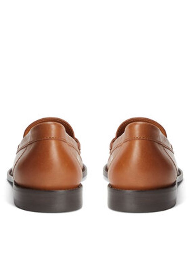 Polo Ralph Lauren Mokasyny Penny 818923252001 Brązowy. Kolor: brązowy. Materiał: skóra