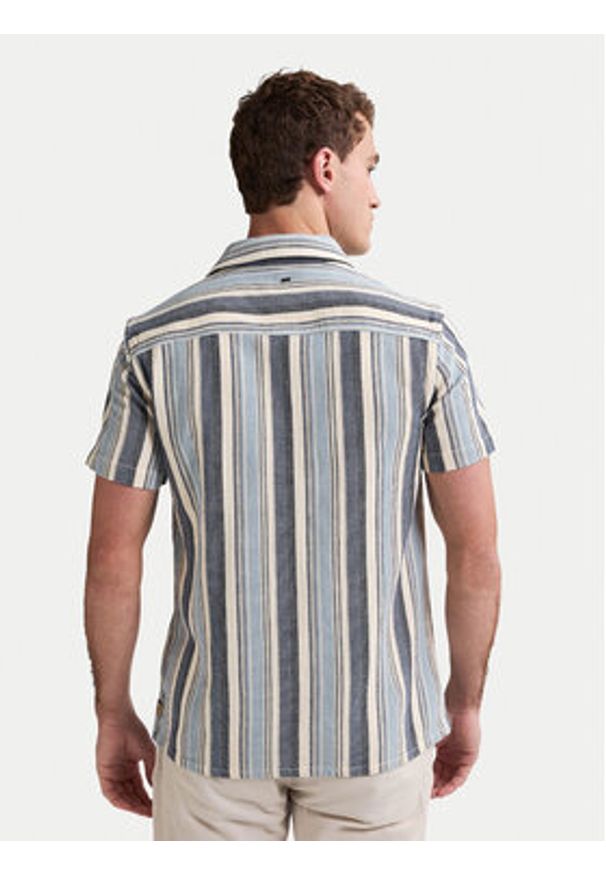 Petrol Industries Koszula M-1050-SIS442 Niebieski Regular Fit. Kolor: niebieski. Materiał: bawełna