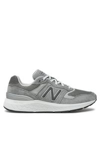 New Balance Sneakersy Fresh Foam 880 v6 MW880CG6 Szary. Kolor: szary. Materiał: skóra, zamsz