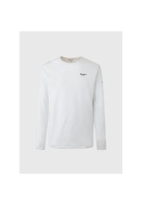 Koszulka z długim rękawem Pepe Jeans Original Basic 2. Okazja: na co dzień. Kolor: biały. Długość rękawa: długi rękaw. Długość: długie. Styl: casual #1