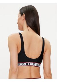 Karl Lagerfeld - KARL LAGERFELD Góra od bikini 240W2221 Czarny. Kolor: czarny. Materiał: syntetyk #3