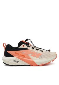 salomon - Salomon Buty do biegania Sense Ride 5 L47808700 Pomarańczowy. Kolor: pomarańczowy. Materiał: materiał