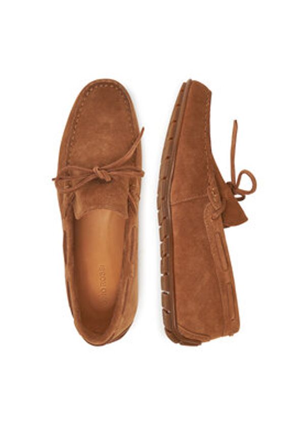 Gino Rossi Mokasyny LIMONE-01 122AM Brązowy. Kolor: brązowy. Materiał: zamsz, skóra