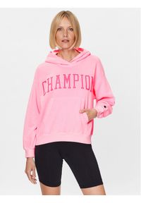 Champion Bluza 116079 Różowy Regular Fit. Kolor: różowy. Materiał: syntetyk #1
