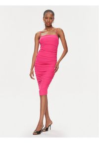 Pinko Sukienka koktajlowa Forza 101960 A17I Różowy Slim Fit. Kolor: różowy. Materiał: wiskoza. Styl: wizytowy