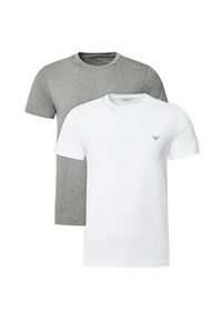 Emporio Armani Underwear Komplet 2 t-shirtów EM000391 AF10776 M8074 Kolorowy Regular Fit. Materiał: bawełna. Wzór: kolorowy #6