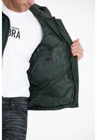 Blauer USA - BLAUER Ciemnozielona puchowa kurtka męska z kapturem, Rozmiar M. Typ kołnierza: kaptur. Kolor: zielony. Materiał: puch #2