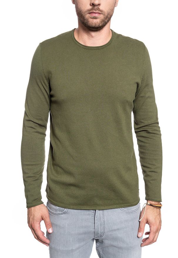 Mustang - MUSTANG Emil C Rolledge BURNT OLIVE 1008267 6358. Styl: klasyczny