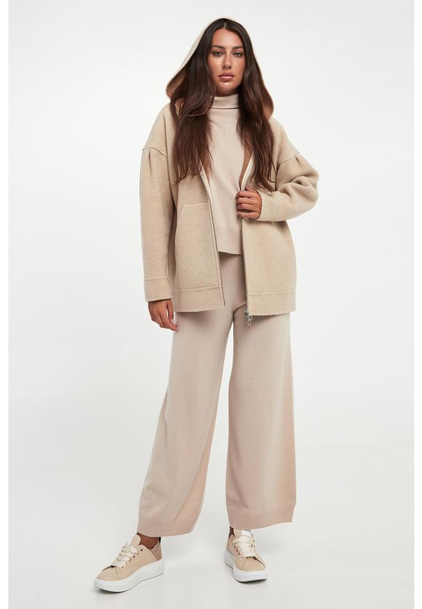 Kurtka damska wełniana Sottile MM. Materiał: wełna