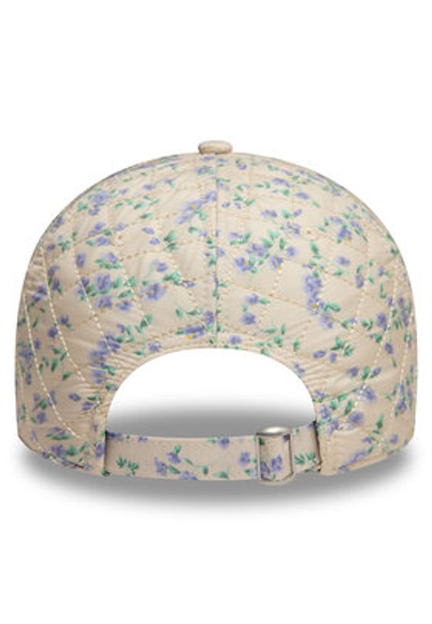 New Era Czapka z daszkiem New York Yankees Floral Quilt 9Twenty 60595367 Beżowy. Kolor: beżowy. Materiał: poliester