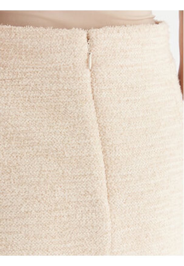 Babylon Spódnica midi S00601 Écru Regular Fit. Materiał: syntetyk
