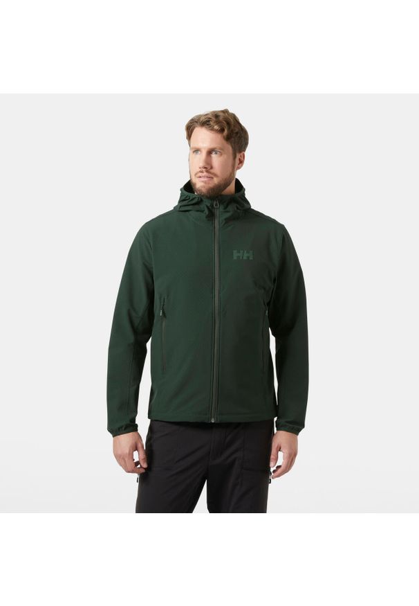Kurtka turystyczna Helly Hansen Cascade Shield. Kolor: zielony, czarny, wielokolorowy. Sezon: zima. Sport: narciarstwo