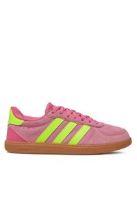Adidas - adidas Sneakersy Breaknet Sleek JH6899 Różowy. Kolor: różowy. Materiał: zamsz, skóra