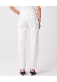 AGOLDE LOS ANGELES - Białe spodnie jeansowe Jean. Stan: podwyższony. Kolor: biały