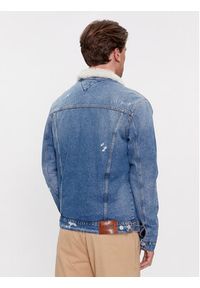 Tommy Jeans Kurtka jeansowa DM0DM17471 Niebieski Regular Fit. Kolor: niebieski. Materiał: bawełna #3