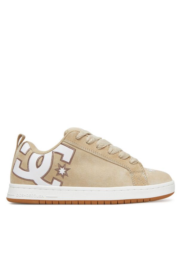 DC Shoes Sneakersy V5-10116 Beżowy. Kolor: beżowy. Materiał: zamsz, skóra