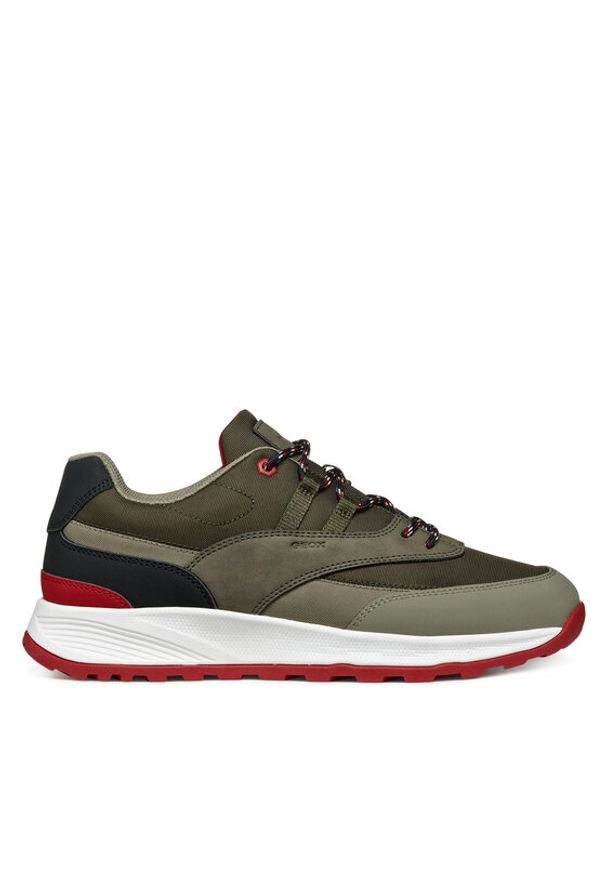 Geox Sneakersy U Terrestre U55EYA 011EK CA3F3 Khaki. Kolor: brązowy. Materiał: materiał