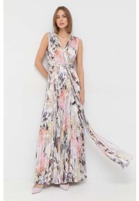 Marciano Guess sukienka maxi rozkloszowana. Typ sukienki: rozkloszowane, plisowane. Długość: maxi #1