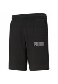 Puma - Shorty Męskie Logo Modern Basic. Kolor: czarny. Sport: turystyka piesza