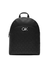 Calvin Klein Plecak Re-Lock Dome K60K612540 Czarny. Kolor: czarny. Materiał: skóra #1