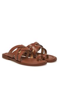 MICHAEL Michael Kors Japonki Nora 40S5NOFS1L Brązowy. Kolor: brązowy. Materiał: skóra #5