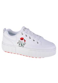 Fila - Buty sportowe Sneakersy damskie, Sandblast P Wmn. Kolor: biały. Sport: turystyka piesza