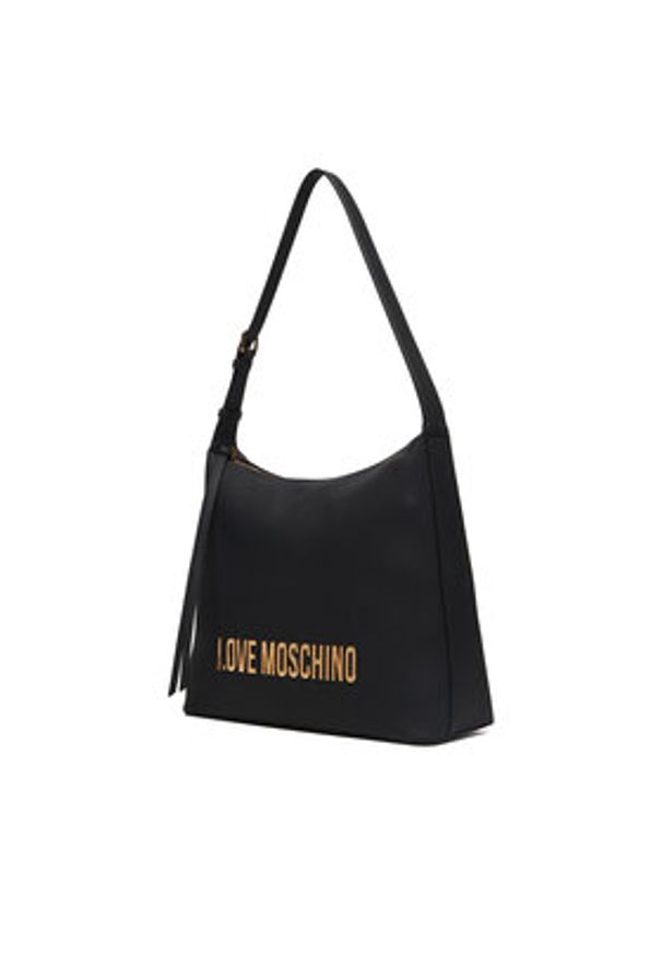 Love Moschino - LOVE MOSCHINO Torebka JC4108PP1OKD0000 Czarny. Kolor: czarny. Materiał: skórzane