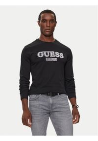 Guess Longsleeve M4BI46 I3Z14 Czarny Slim Fit. Kolor: czarny. Materiał: bawełna. Długość rękawa: długi rękaw