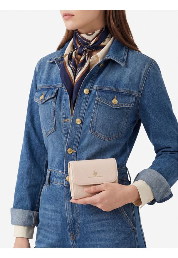 Beverly Hills Polo Club Portfel CWBEO-BHPC-W1-002-SS26 Beżowy. Kolor: beżowy. Materiał: materiał