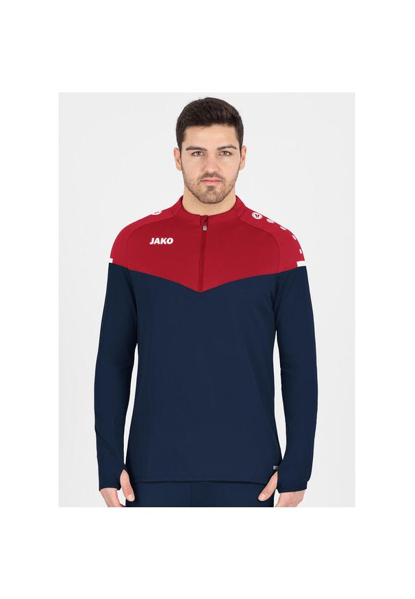 Bluza zapinana na zamek błyskawiczny Jako Champ 2.0. Kolor: czerwony, niebieski, wielokolorowy