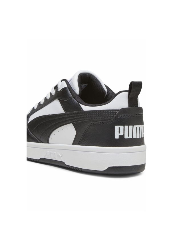 Puma - Buty do chodzenia męskie PUMA Rebound V6 Low. Kolor: biały, wielokolorowy, czarny. Sport: turystyka piesza