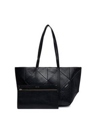 Calvin Klein Torebka Woven Medium Carryall LV04F3548G Czarny. Kolor: czarny. Materiał: skórzane #7