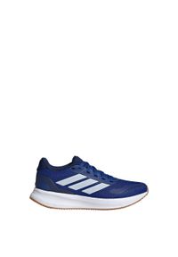 Adidas - Buty Runfalcon 5 Kids. Kolor: niebieski, wielokolorowy, biały. Materiał: materiał. Sport: bieganie
