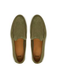 BOSS Mokasyny Sienne 50543083 Zielony. Kolor: zielony. Materiał: zamsz, skóra #10