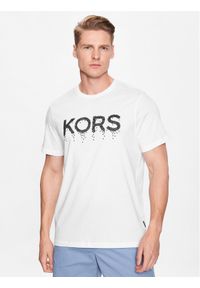 Michael Kors T-Shirt CS351IGFV4 Biały Regular Fit. Kolor: biały. Materiał: bawełna
