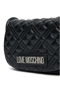 Love Moschino - LOVE MOSCHINO Torebka JC4139PP1MLA000B Czarny. Kolor: czarny. Materiał: skórzane