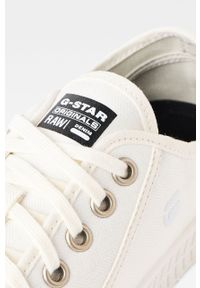 G-Star RAW - G-Star Raw - Tenisówki. Nosek buta: okrągły. Zapięcie: sznurówki. Kolor: biały. Materiał: guma