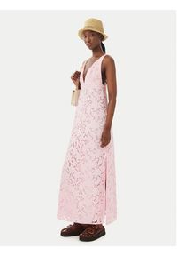 MICHAEL Michael Kors Sukienka letnia MS683HIKR1 Różowy jasny Slim Fit. Kolor: różowy. Materiał: syntetyk. Sezon: lato #3