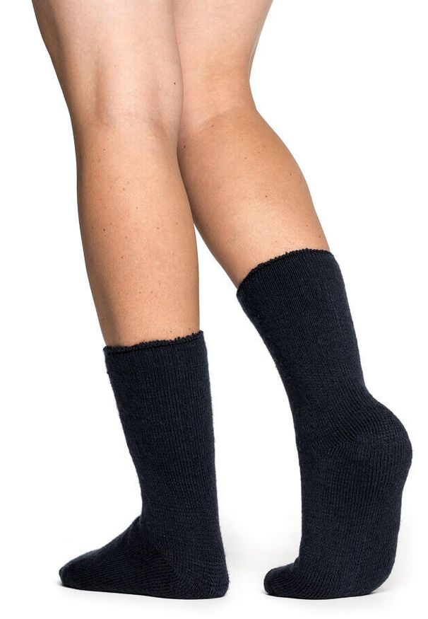 WOOLPOWER - Skarpety unisex Merino Woolpower Ullfrotté Original 600. Kolor: czarny. Materiał: dzianina, poliamid, tkanina, wełna